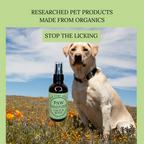 Paw Sanitizer, for those who love to lick